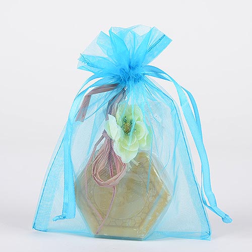 Aqua Blue Favor Bags