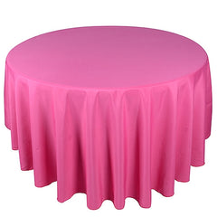 108 Inch Round Poly Tablecloths