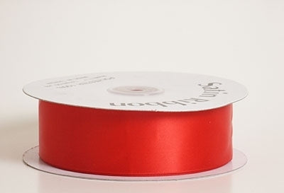 Red Texture 2 1/4 Inches x 50 Yards Grosgrain Ribbon