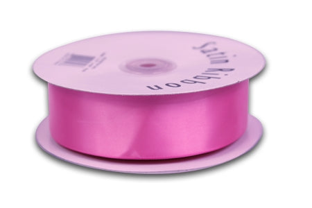 3/8 Inch Hot Pink Satin Ribbon 100 Yards