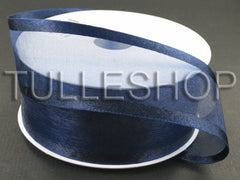 5/8 Inch Organza Ribbon Two Striped Edge