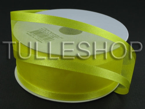 70 yards 3/8 inch wide yellow crayon outlet ribbon