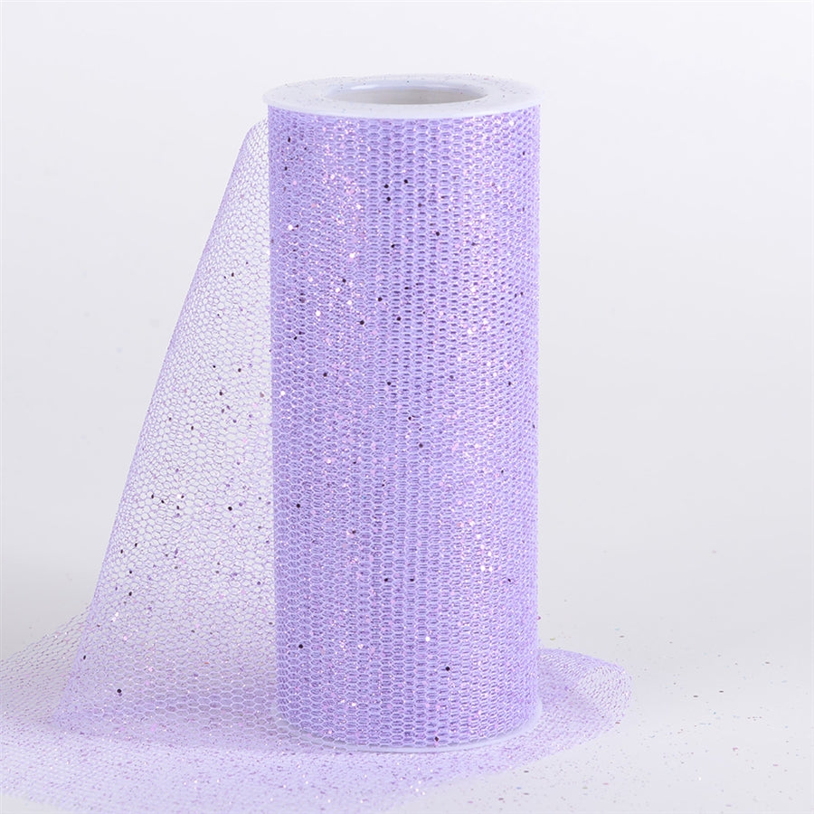MECCANIXITY 6 Inch 100 Yards Tulle Ribbon Rolls Pastel Netting Fabric Net  Cloth for Gift Wrapping Christmas Wedding DIY Crafts, Silver Grey